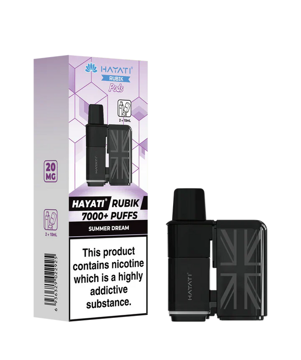 Hayati Rubik 7000 Prefilled Refill Pods - Box of 5