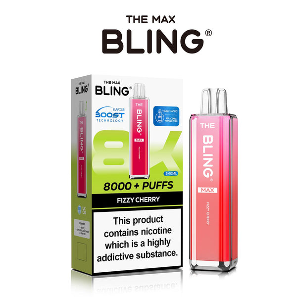 Flavour of Crystal Bling Max 8000 Pod Kit, available in Wholesale Box of 5 at Vapernest Wholesale