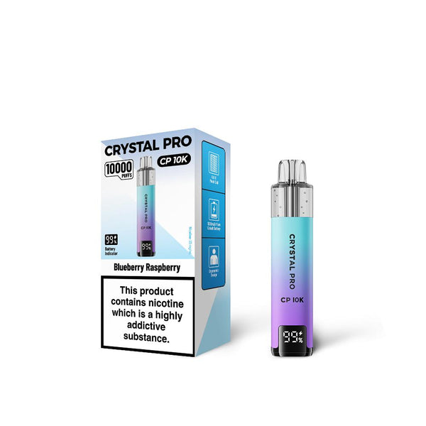 Blueberry Raspberry Flavour of The Crystal Pro 10000 (CP10K) Prefilled Pod Kit - Box of 5 at Vapernest Wholesale
