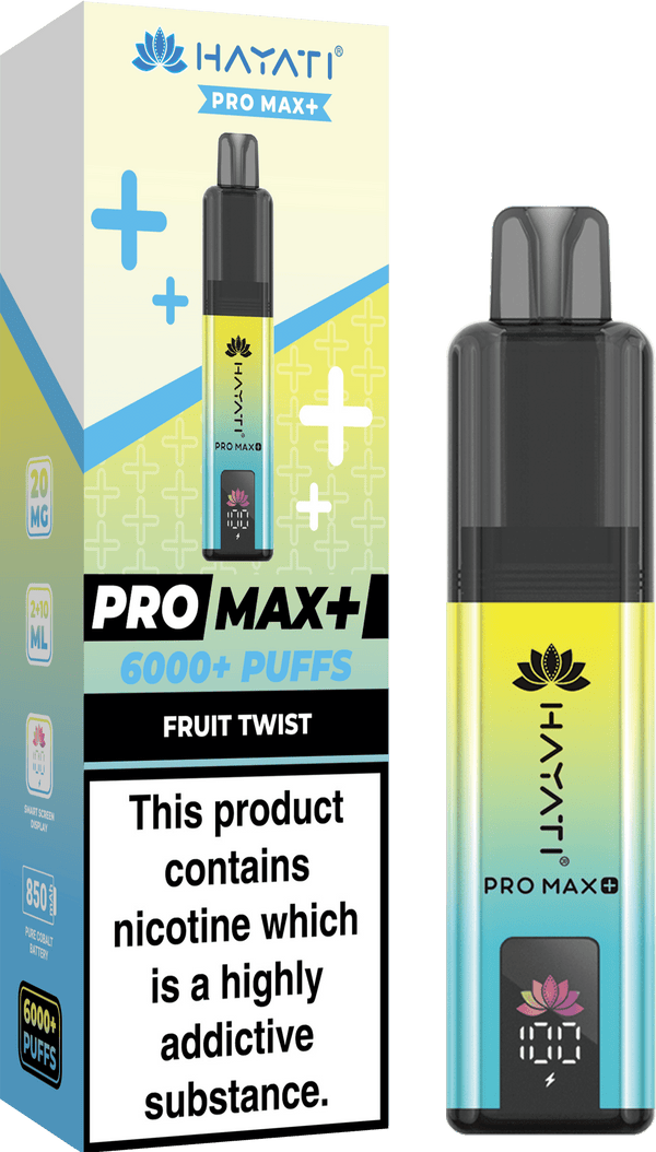 Hayati Pro Max+ 6000 Vape Kit Box of 5 - Fruit Twist
