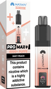 Hayati Pro Max+ 6000 Vape Kit Box of 5 - Juicy Peach