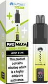 Hayati Pro Max+ 6000 Vape Kit Box of 5 - Lemon & Lime