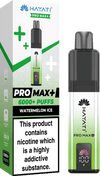 Hayati Pro Max+ 6000 Vape Kit Box of 5 - Watermelon Ice