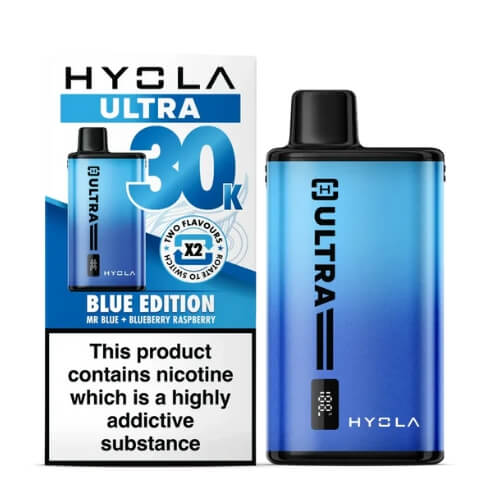 Hyola Ultra 30k Prefilled Pod Vape Kit - Box of 5 - Eliquid Base - Blue Edition at Vapernest Wholesale
