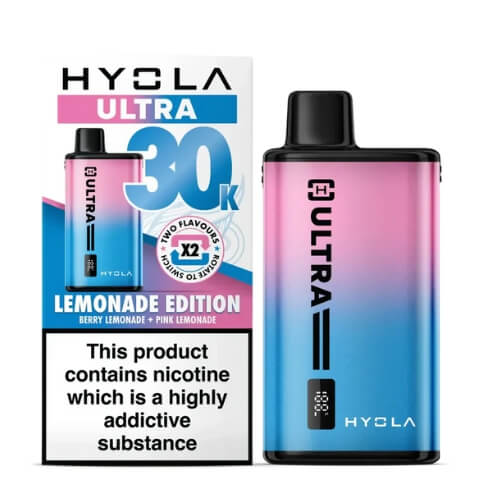 Hyola Ultra 30k Prefilled Pod Vape Kit - Box of 5 - Eliquid Base - Lemonade Edition at Vapernest Wholesale
