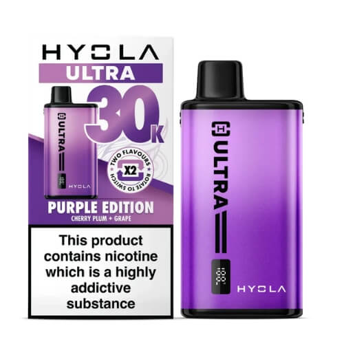 Hyola Ultra 30k Prefilled Pod Vape Kit - Box of 5 - Eliquid Base - Purple Edition at Vapernest Wholesale