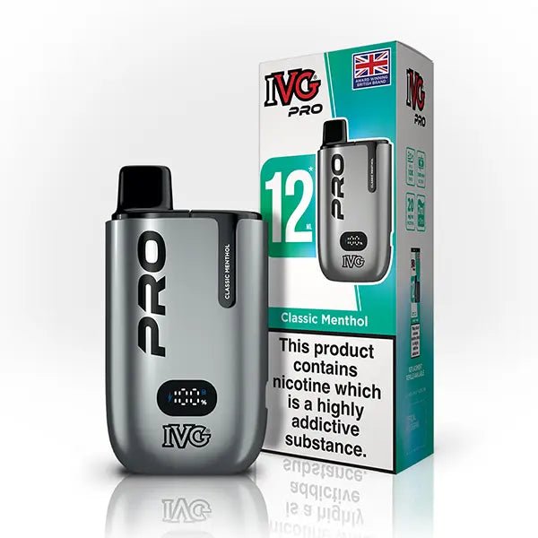 IVG Pro 10K Disposable Pod Kit Box of 5 - Classic Menthol