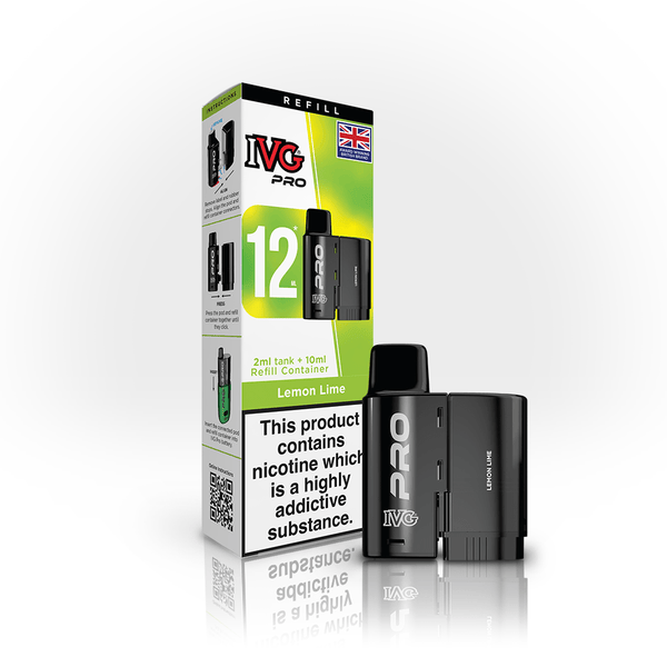 IVG Pro 12 Prefilled Vape Pods Box of 10 - #Simbavapeswholesale#