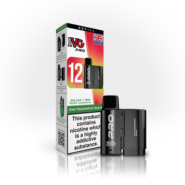 IVG Pro 12 Prefilled Vape Pods Box of 10 - #Simbavapeswholesale#