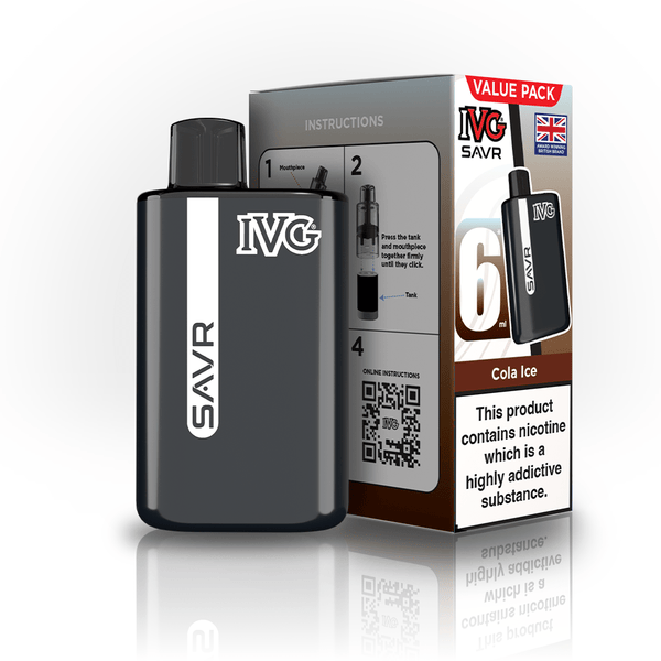 IVG SAVR 3000 Disposable Vape Box of 5 - Cola Ice