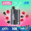Flavour Blackberry Red Raspberry of JNR Aurora 30k Pod vape Kit - Box of 5 at Vapernest Wholesale