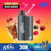 Flavour Cherry Berry and Mixed Berries of JNR Aurora 30k Pod vape Kit - Box of 5 at Vapernest Wholesale