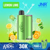 Flavour Lemon Lime of JNR Aurora 30k Pod vape Kit - Box of 5 at Vapernest Wholesale