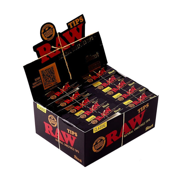 Raw black with tips Papers