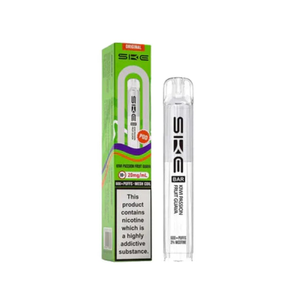 SKE Bar 600 Prefilled Pod box of 10 in Kiwi Passion Fruit Guava at Vapernest Wholesale