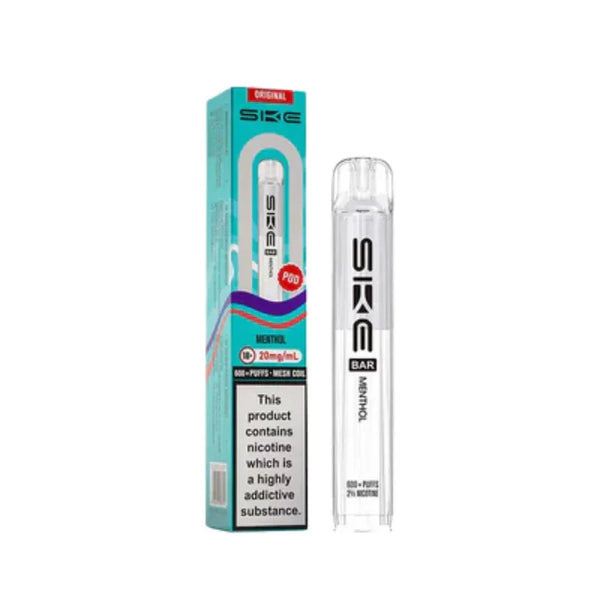 SKE Bar 600 Prefilled Pod box of 10 in Menthol at Vapernest Wholesale