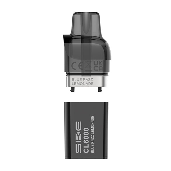 SKE Crystal CL6000 Prefilled Replacement Pods - Box of 5 - Blue Razz Lemonade - vapeukwholesale