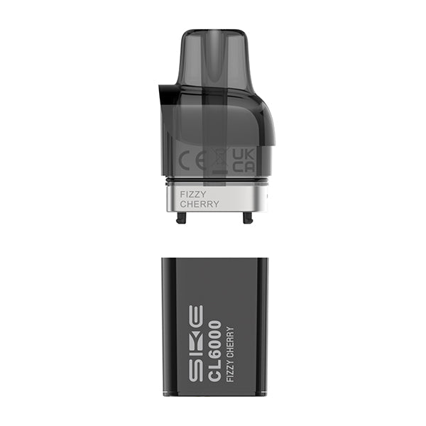 SKE Crystal CL6000 Prefilled Replacement Pods - Box of 5 - Fizzy Cherry - vapeukwholesale