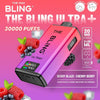 The Bling Ultra Plus 30k Prefilled Vape Pod Kit Box of 5 available in Berry Blaze - Cherry Berry Flavour at Vapernest Wholesale
