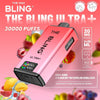 The Bling Ultra Plus 30k Prefilled Vape Pod Kit Box of 5 available in Fruit Bomb Strawberry Watermelon Bubblegum Flavour at Vapernest Wholesale