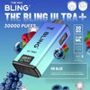 The Bling Ultra Plus 30k Prefilled Vape Pod Kit Box of 5 available in Berry Blaze - Cherry Mr Blue Flavour at Vapernest Wholesale