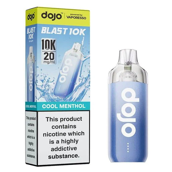 Vaporesso Dojo Blast 10k Prefilled Pod Vape Kit - Box of 5 in Cool Menthol Flavour at Vapernest Wholesale