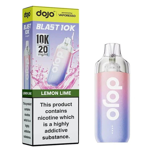 Vaporesso Dojo Blast 10k Prefilled Pod Vape Kit - Box of 5 in Lemon Lime Flavour at Vapernest Wholesale