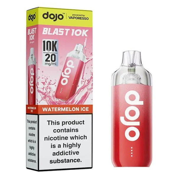 Vaporesso Dojo Blast 10k Prefilled Pod Vape Kit - Box of 5 in Watermelon Ice Flavour at Vapernest Wholesale