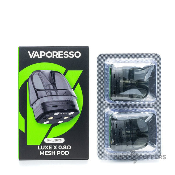Vaporesso Luxe X Pods - Pack of 2 - 0.8 ohm Mesh - vapeukwholesale