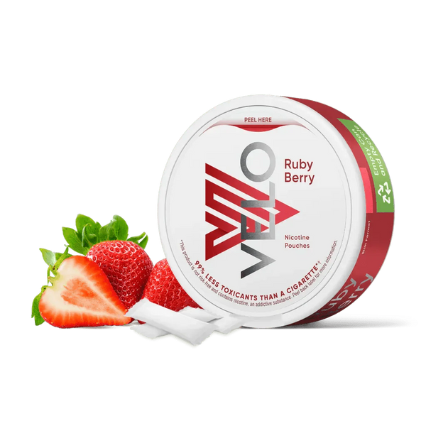VELO Nicotine Pouches Pack of 10-Ruby Berry - Vapernest Wholesale