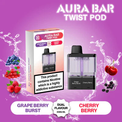 Aura Bar Twist Pre-Filled Pods 40k Box of 10