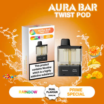 Aura Bar Twist Pre-Filled Pods 40k Box of 10