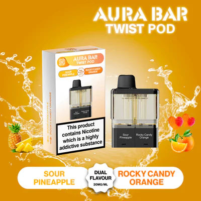 Aura Bar Twist Pre-Filled Pods 40k Box of 10