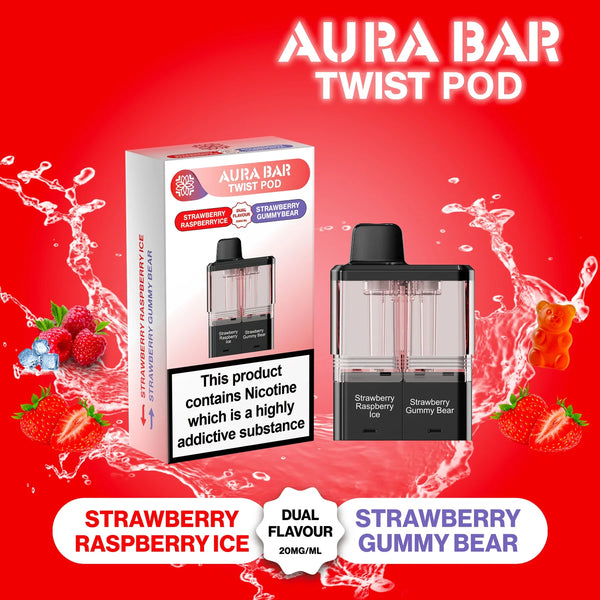 Aura Bar Twist Pre-Filled Pods 40k Box of 10