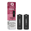 4 in 1 Quadro 2400 Puffs Replacement Pods Box of 10-Strawberry Raspberry Ice-vapeukwholesale