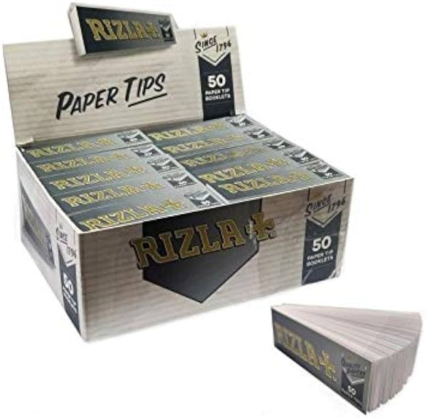 Silver rizla with tips Papers