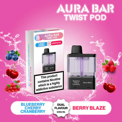 Aura Bar Twist Pre-Filled Pods 40k Box of 10