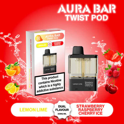 Aura Bar Twist Pre-Filled Pods 40k Box of 10