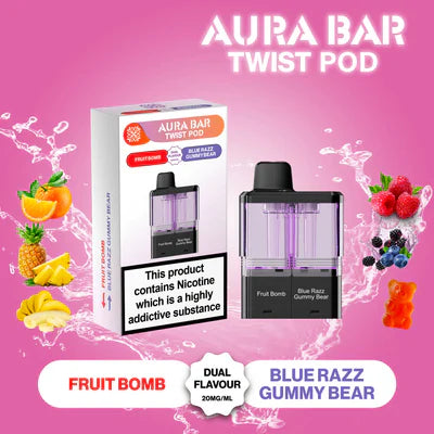 Aura Bar Twist Pre-Filled Pods 40k Box of 10