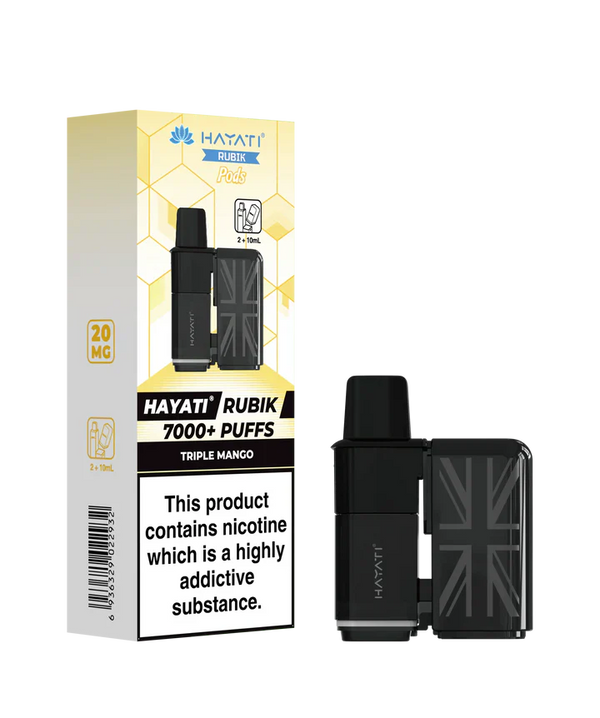 Hayati Rubik 7000 Prefilled Refill Pods - Box of 5