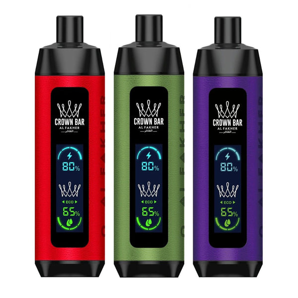 Al Fakher 8000 Pro Dual Mode Disposable Vape Box of 10 - Berry Ice - vapeukwholesale