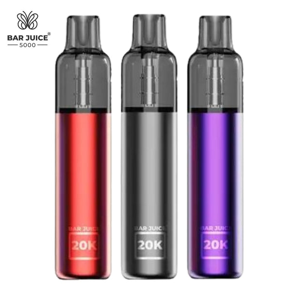 Bar Juice 5000 Refillable Starter Vape Kit - Grey - vapeukwholesale