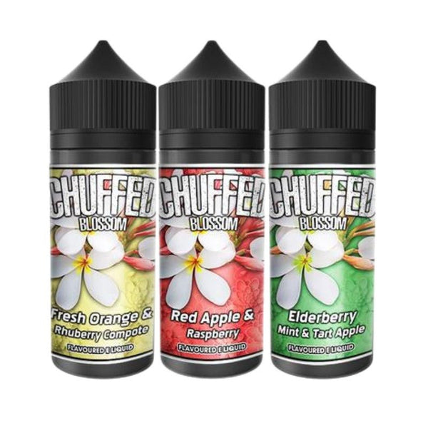 Chuffed Blossom -100ml Shortfill-Red Apple and Raspberry-vapeukwholesale