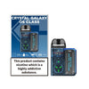 Crystal Galaxy Os Class Pod System Kit-Blue Clear-vapeukwholesale