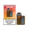 Crystal Galaxy Os Class Pod System Kit-Orange Clear-vapeukwholesale