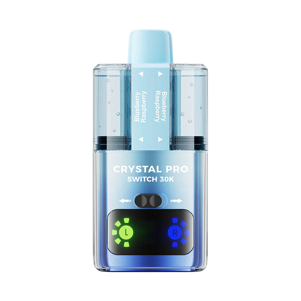 Crystal Pro Switch 30K Puffs Prefilled Pod Kit Box of 5 - Blueberry Raspberry at Vapernest Wholesale