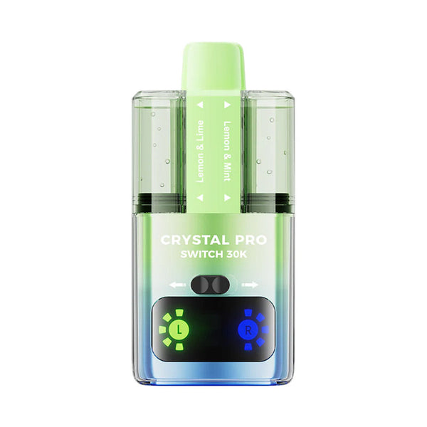 Crystal Pro Switch 30K Puffs Prefilled Pod Kit Box of 5 - Lemon Lime and Leon Mint at Vapernest Wholesale