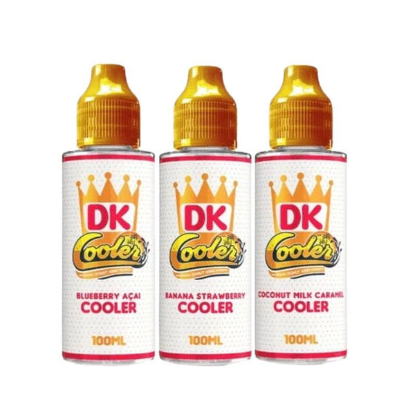 Donut King Cooler 100ml Shortfill-Banana Strawberry Cooler-vapeukwholesale