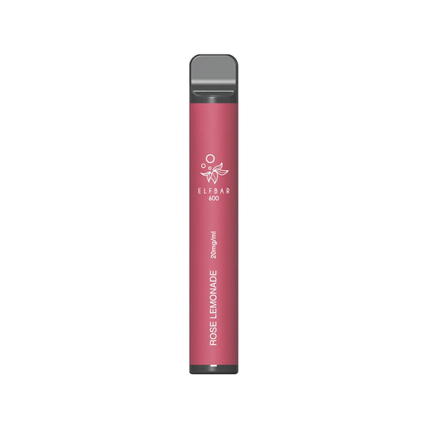 Elf Bar 600 Disposable Kit 20 MG | 10 Pack | vapeukwholesale - Rose Lemonade - vapeukwholesale
