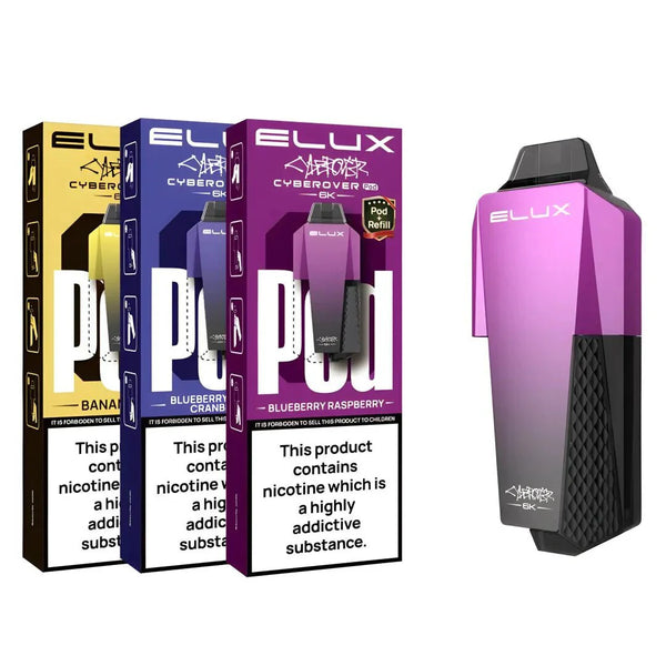 Elux Cyberover 6000 Replacement Pods - Box of 5 - Wholesale Price !